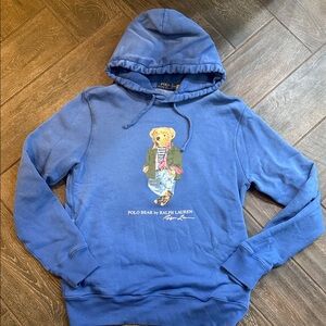 Ralph Lauren Blue Polo Bear Sweatshirt